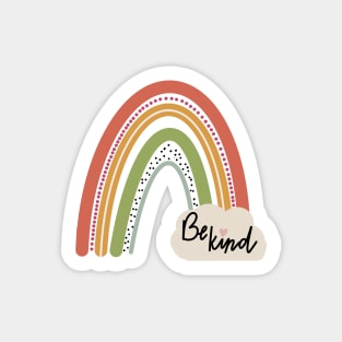 Be kind Rainbow Watercolor Sticker